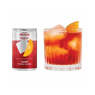 Curatif Four Pillars Negroni (Can) Booze Buddie Curatif Four Pillars Negroni (Can)
