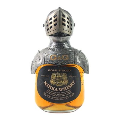Nikka Gold & Gold Samurai Knight Ornament Blended Japanese Whisky 700ml (Scuffed)