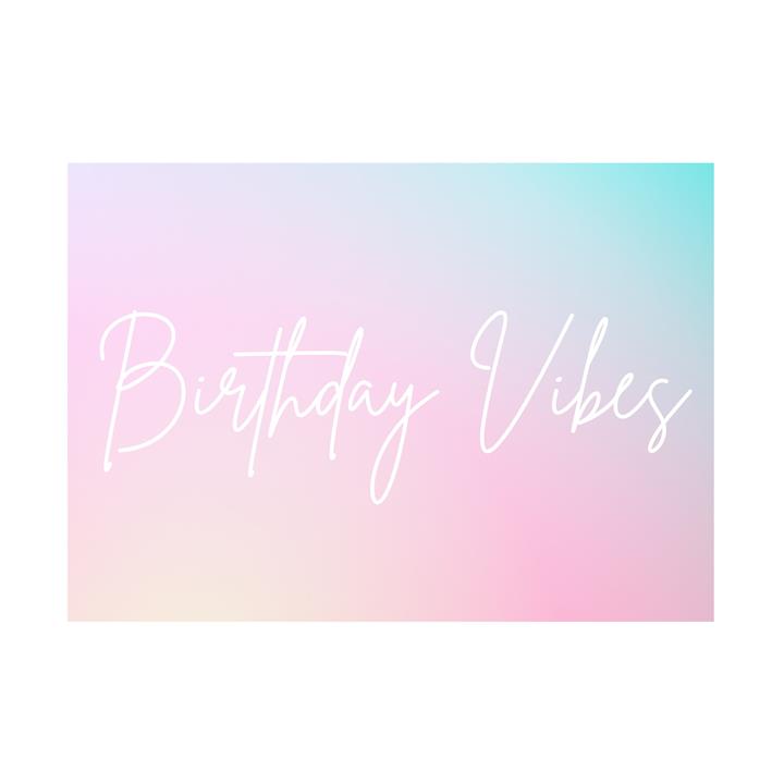 Birthday Vibes Gift Card
