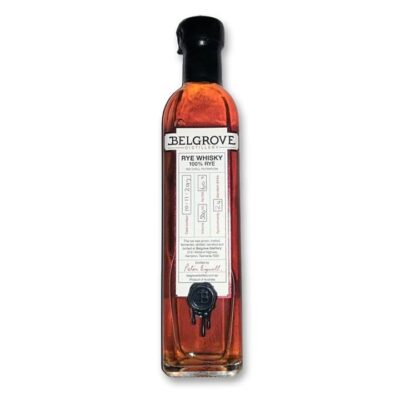 Belgrove Distillery Pinot Noir Cask Strength Rye Whisky 500ml