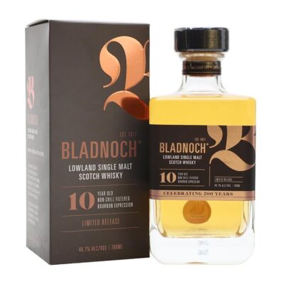 Bladnoch 10 Year Old Single Malt Scotch Whisky 700mL Booze Buddie Bladnoch 10 Year Old Single Malt Scotch Whisky 700mL