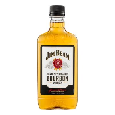 Jim Beam White Label Bourbon Whiskey 375ml Booze Buddie Jim Beam White Label Bourbon Whiskey 375ml