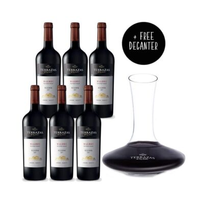Terrazas Reserva Malbec - 6 Bottles + Decanter