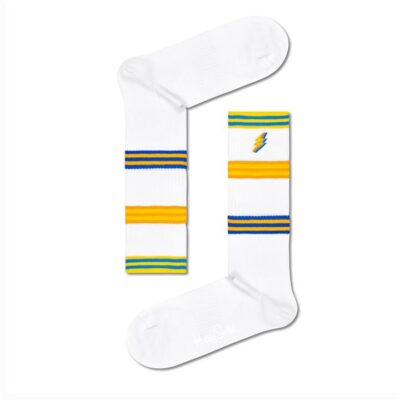 Happy Socks Colours Cuff Thin Sneaker Sock