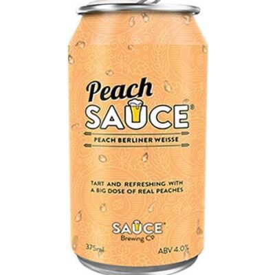 Sauce Brewing Peach Sauce Berliner Weisse (Can)