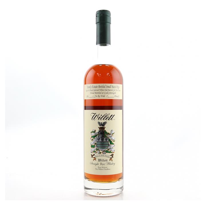 Willett Family Estate 10 Year Old Small Batch Rare Release Cask Strength Straight Rye Whiskey #2368 750ml Booze Buddie Willett Family Estate 10 Year Old Small Batch Rare Release Cask Strength Straight Rye Whiskey #2368 750ml