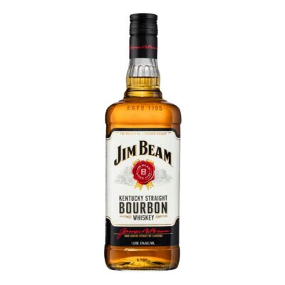 Jim Beam White Label Bourbon Whiskey 1L Booze Buddie Jim Beam White Label Bourbon Whiskey 1L