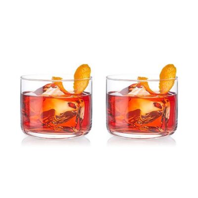 Raye Negroni Glasses, Set of 2 Booze Buddie Raye Negroni Glasses, Set of 2