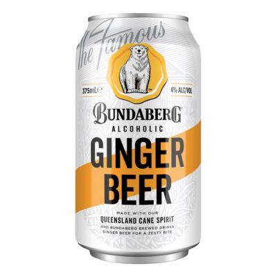 Bundaberg Alcoholic Ginger Beer (4 Pack) Booze Buddie Bundaberg Alcoholic Ginger Beer (4 Pack)