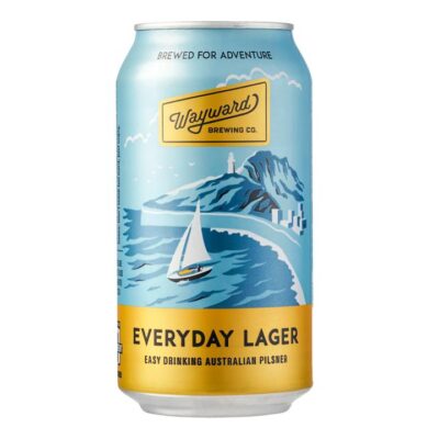 Wayward Brewing Everyday Lager (Case) Booze Buddie Wayward Brewing Everyday Lager (Case)