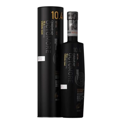 Bruichladdich Octomore 10.4 Virgin Oak Cask Strength Single Malt Scotch Whisky 700ml Booze Buddie Bruichladdich Octomore 10.4 Virgin Oak Cask Strength Single Malt Scotch Whisky 700ml