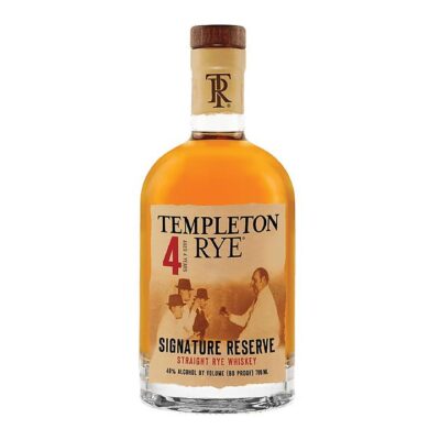 Templeton 4 Year Old Straight Rye Whiskey 700ml