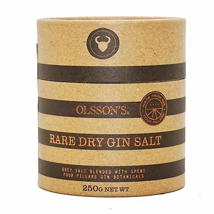 Olsson’s x Four Pillars Rare Dry Gin Salt 250g Booze Buddie Olsson's x Four Pillars Rare Dry Gin Salt 250g
