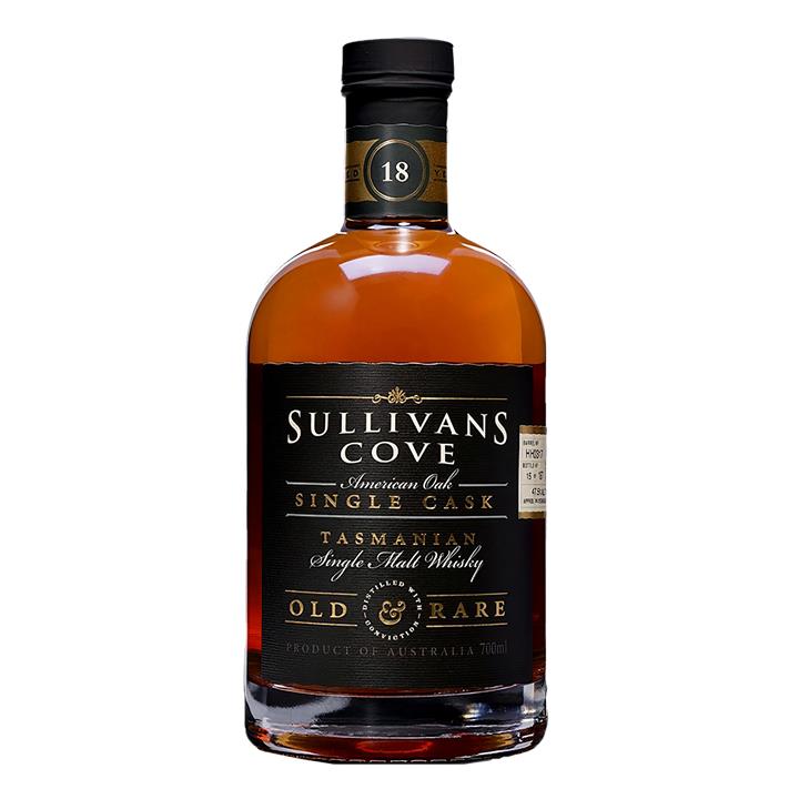 Sullivans Cove American Oak Single Cask Old & Rare 18 Year Old Whisky 700ml (HH0106)