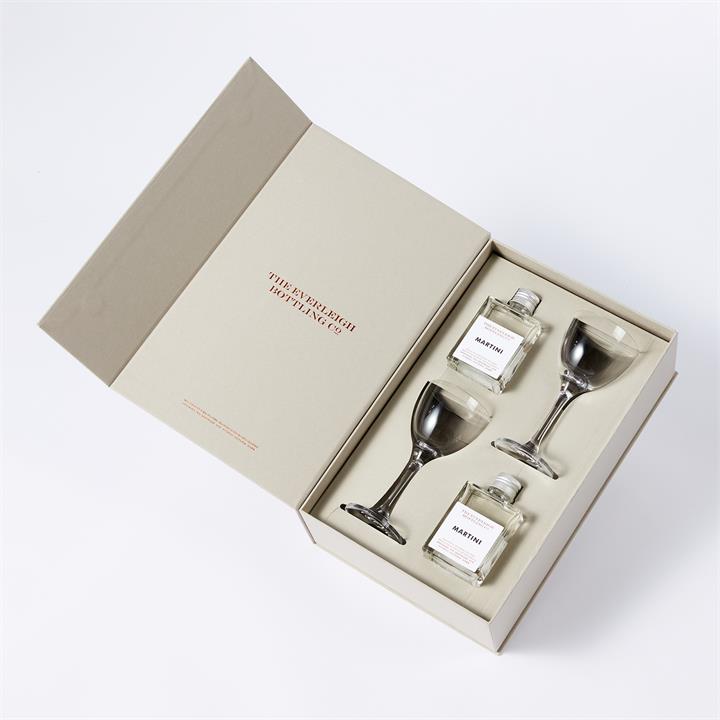 The Everleigh Martini Cocktail + Glasses Set Booze Buddie The Everleigh Martini Cocktail + Glasses Set