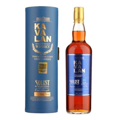 Kavalan Solist Vinho Barrique Cask Strength Single Malt Taiwanese Whisky 700ml (Leather Case)