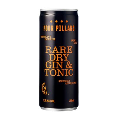 Four Pillars Rare Dry Gin & Tonic (4 Pack)