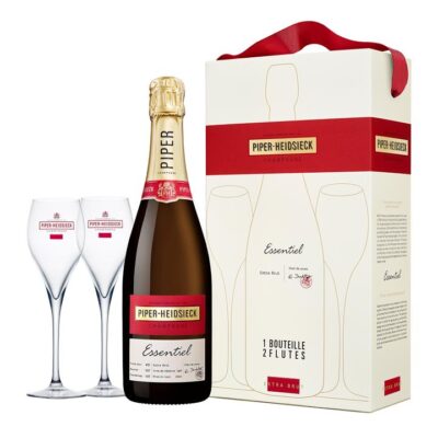Piper-Heidsieck Essentiel Extra Brut + 2 Champagne Flutes Booze Buddie Piper-Heidsieck Essentiel Extra Brut + 2 Champagne Flutes