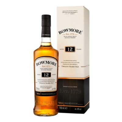 Bowmore 12 Year Old Single Malt Scotch Whisky 700ml Booze Buddie Bowmore 12 Year Old Single Malt Scotch Whisky 700ml