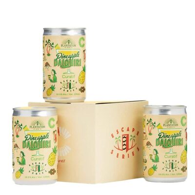 Curatif Escape Series Plantation Stiggins Fancy Pineapple Rum Daiquiri (Case) Booze Buddie Curatif Escape Series Plantation Stiggins Fancy Pineapple Rum Daiquiri (Case)