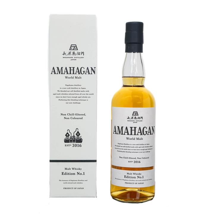Amahagan World Malt Edition No. 1 Japanese Blended Malt Whisky 700ml Booze Buddie Amahagan World Malt Edition No. 1 Japanese Blended Malt Whisky 700ml