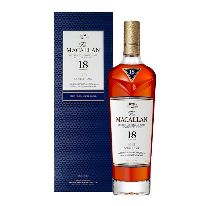 The Macallan Double Cask 18 Year Old Single Malt Scotch Whisky 700ml (2021 Release) Booze Buddie The Macallan Double Cask 18 Year Old Single Malt Scotch Whisky 700ml (2021 Release)