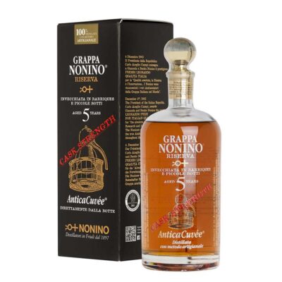 Grappa Nonino AnticaCuvee Riserva Aged 5 Years  Cask Strength 700ml