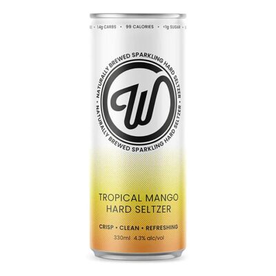 Wayward Brewing W Seltzer Tropical Mango (4 Pack) Booze Buddie Wayward Brewing W Seltzer Tropical Mango (4 Pack)