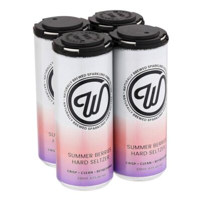 Wayward Brewing W Seltzer Summer Berries (4 Pack) Booze Buddie Wayward Brewing W Seltzer Summer Berries (4 Pack)