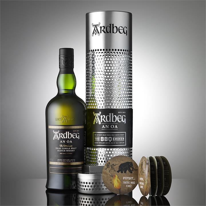 Ardbeg An OA Single Malt Scotch Whisky with BBQ Smoker Tin 700mL