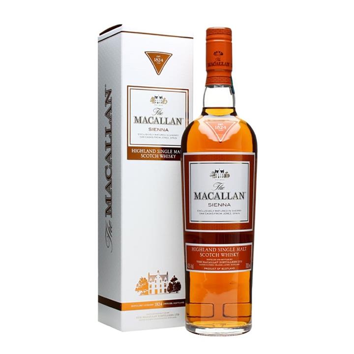 The Macallan Sienna Single Malt Scotch Whisky Booze Buddie The Macallan Sienna Single Malt Scotch Whisky