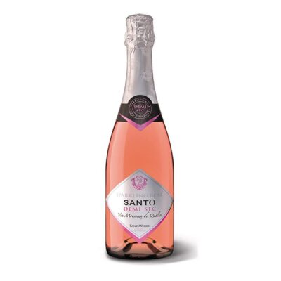 SantoWines Santo Sparkling Rose Demi-Sec NV