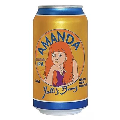 Yulli’s Brews Amanda Mandarin IPA (4 Pack) Booze Buddie Yulli's Brews Amanda Mandarin IPA (4 Pack)