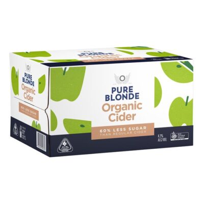 Pure Blonde Organic Apple Cider (Case) Booze Buddie Pure Blonde Organic Apple Cider (Case)