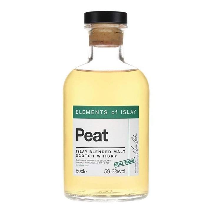 Elements of Islay Peat Full Proof Cask Strength Blended Malt Scotch Whisky 500ml