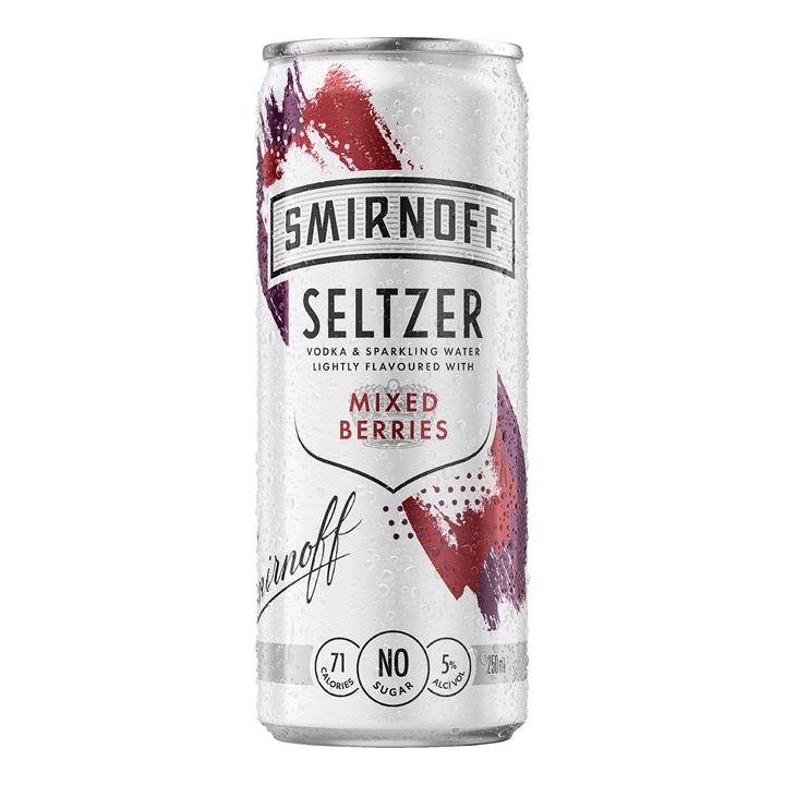 Smirnoff Seltzer Mixed Berries (Case)