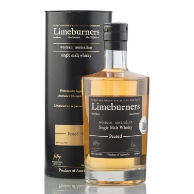 Great Southern Distillery Limeburners Peated Small Batch Single Malt Whisky 700ml Booze Buddie Great Southern Distillery Limeburners Peated Small Batch Single Malt Whisky 700ml