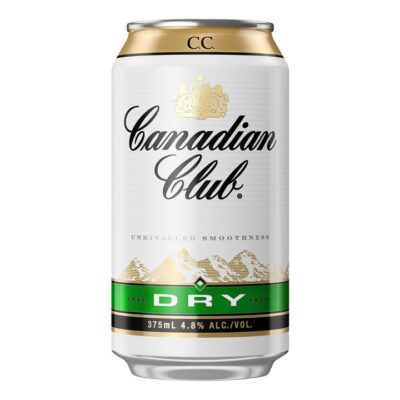 Canadian Club Whisky & Dry Cans (Case)