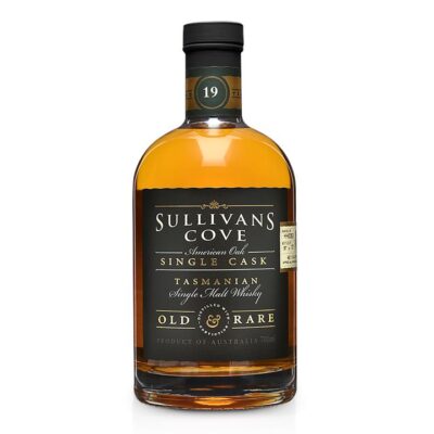 Sullivans Cove Old & Rare American Oak Single Malt Whisky 700ml (HH0353) Booze Buddie Sullivans Cove Old & Rare American Oak Single Malt Whisky 700ml (HH0353)