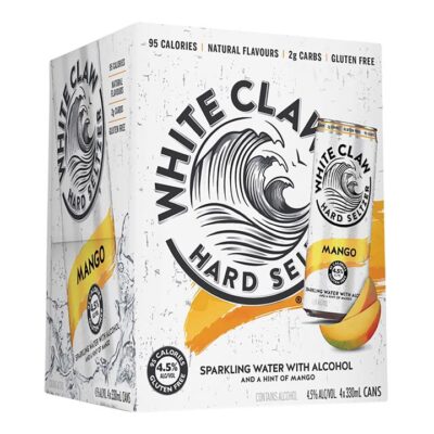 White Claw Hard Seltzer Mango (Case) Booze Buddie White Claw Hard Seltzer Mango (Case)