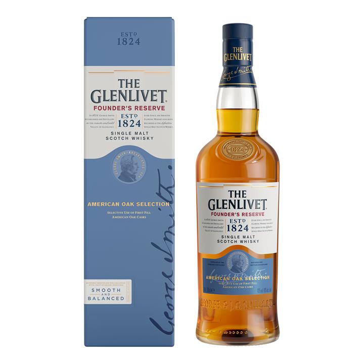The Glenlivet Founder’s Reserve Single Malt Scotch Whisky 700mL Booze Buddie The Glenlivet Founder's Reserve Single Malt Scotch Whisky 700mL