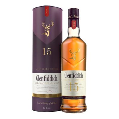 Glenfiddich 15 Year Old Single Malt Scotch Whisky 700mL