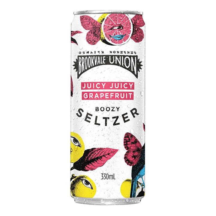 Brookvale Union Juicy Juicy Grapefruit Boozy Seltzer (Case) Booze Buddie Brookvale Union Juicy Juicy Grapefruit Boozy Seltzer (Case)