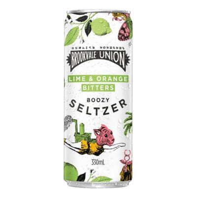 Brookvale Union Lime & Orange Bitters Boozy Seltzer (Case)