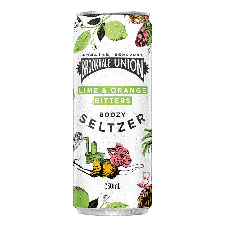 Brookvale Union Lime & Orange Bitters Boozy Seltzer (Case) Booze Buddie Brookvale Union Lime & Orange Bitters Boozy Seltzer (Case)