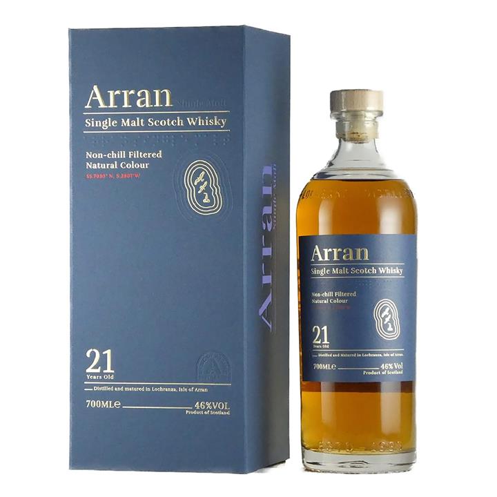 Arran 21 Year Old Single Malt Scotch Whisky 700ml