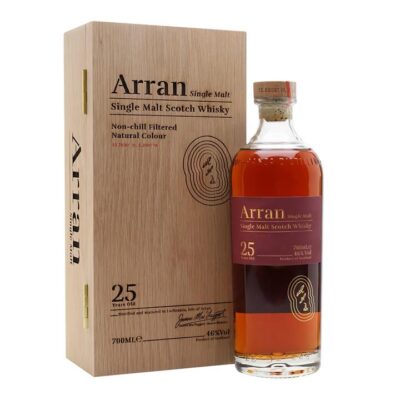 Arran 25 Year Old Single Malt Scotch Whisky 700ml Booze Buddie Arran 25 Year Old Single Malt Scotch Whisky 700ml