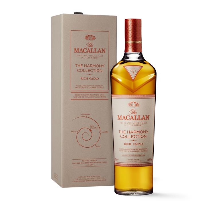 The Macallan Harmony Collection Rich Cacao Single Malt Scotch Whisky 700ml Booze Buddie The Macallan Harmony Collection Rich Cacao Single Malt Scotch Whisky 700ml