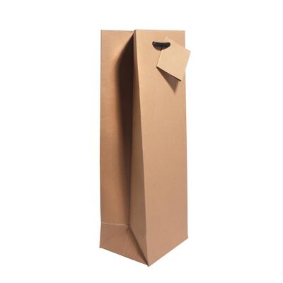 Single Bottle Gift Bag – Kraft Booze Buddie Single Bottle Gift Bag - Kraft