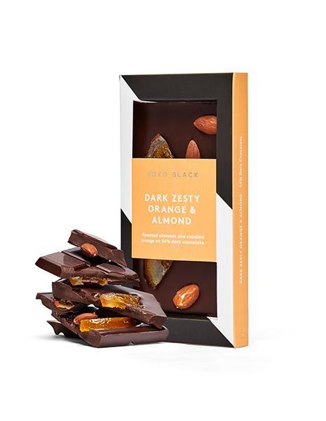 Koko Black Dark Zesty Orange & Almond Block Booze Buddie Koko Black Dark Zesty Orange & Almond Block